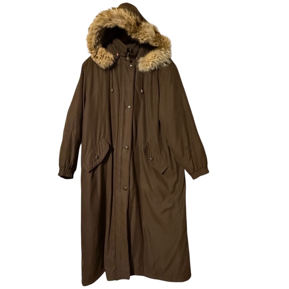 Bernado hoodie long winter jacket size Large